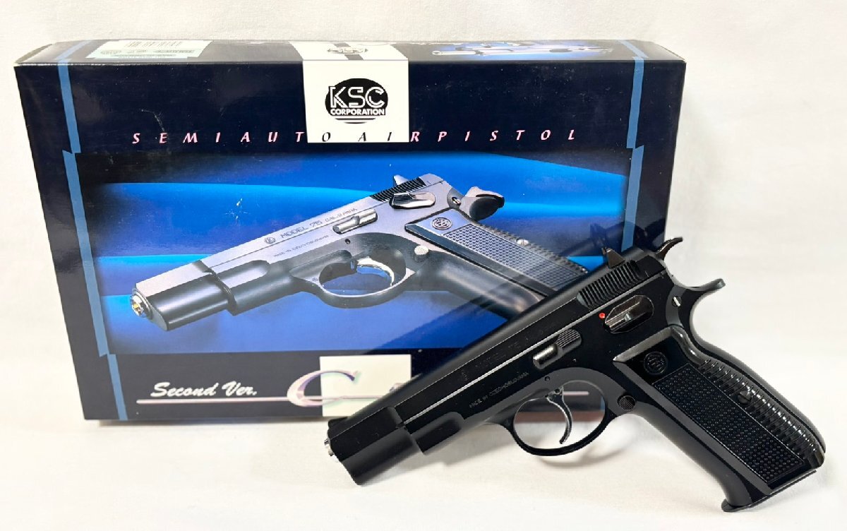 ■ 美品 KSC Cz75 2nd Ver. ブローバック ガスガン 箱/説 有 JASG規格品 ★拍卖