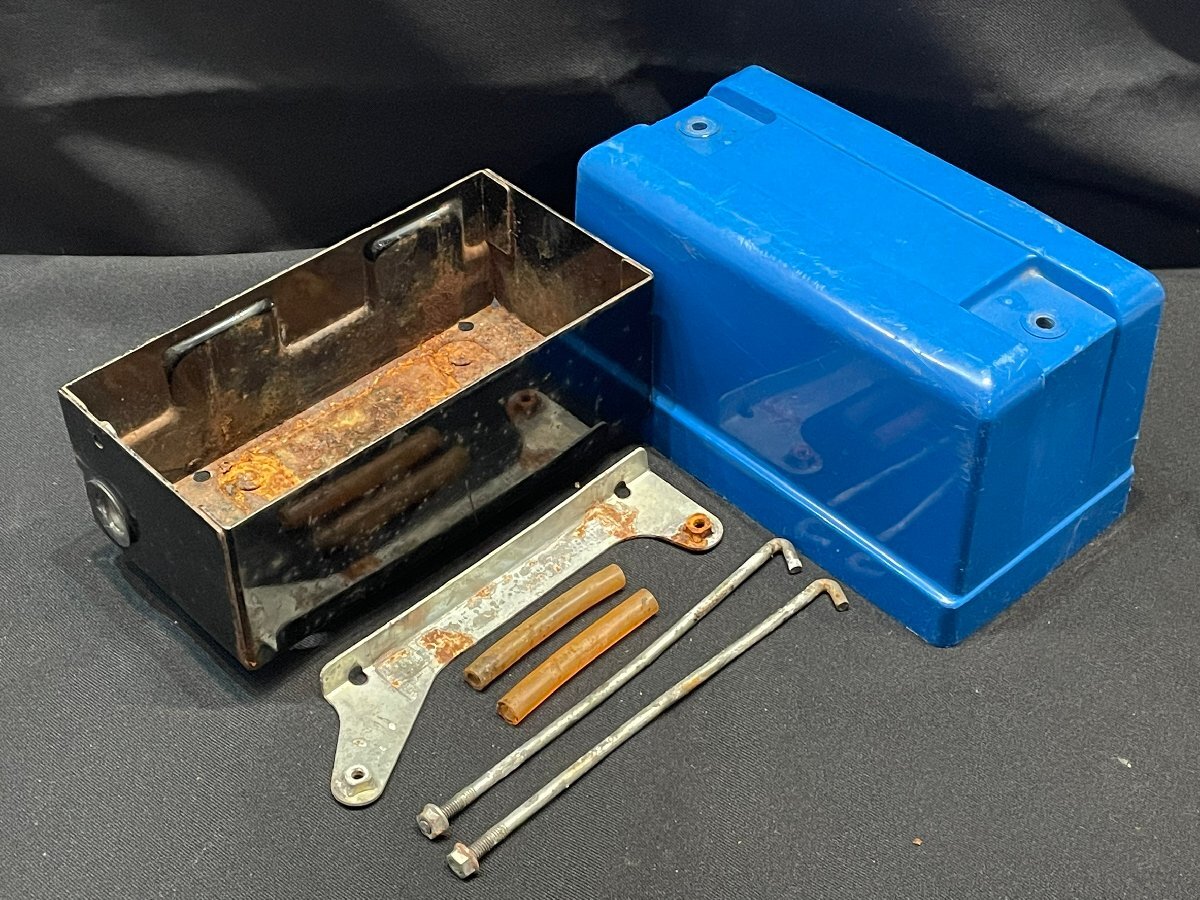 ★純正パーツ ヤマハ YAMAHA YSM560 バッテリーケース バッテリーカバー バッテリーステー 除雪機パーツ 中古パーツ 3点セット YSM5-1拍卖