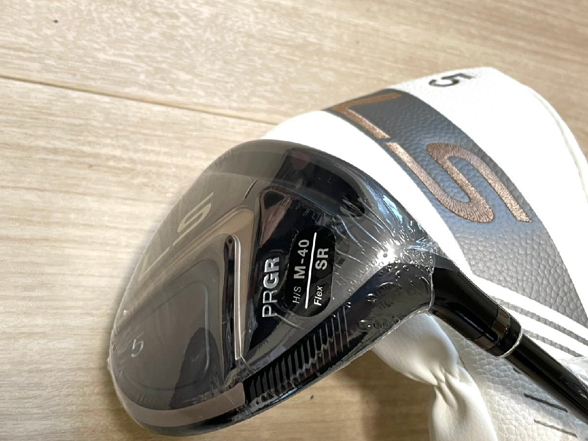 ■新品未使用 フィルム付き PRGR LS 5 フェアウェイウッド M-40 純正シャフト flex SR ヘッドカバー付き★拍卖