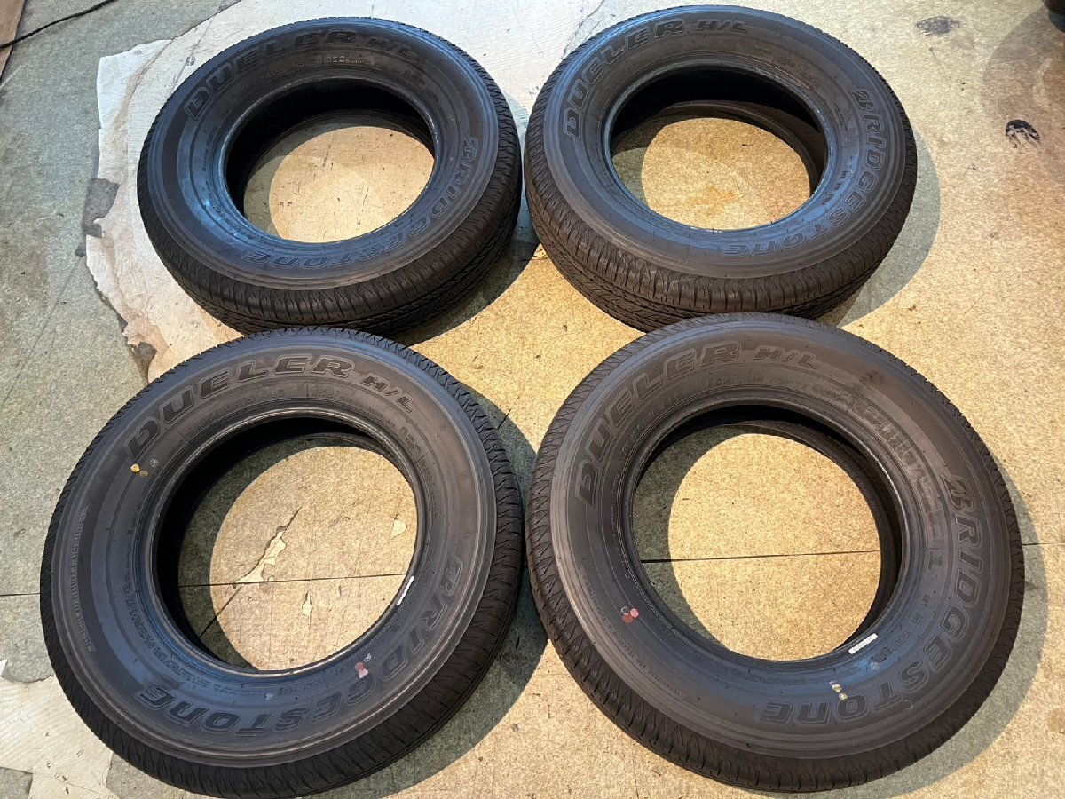 新車外 ブリヂストン DUELER H/L デューラー 195/80R15 96S 2025 バリ山 夏タイヤ ジムニー ノマド 純正 納車外し 4本組 T-2769 札幌発 ★拍卖