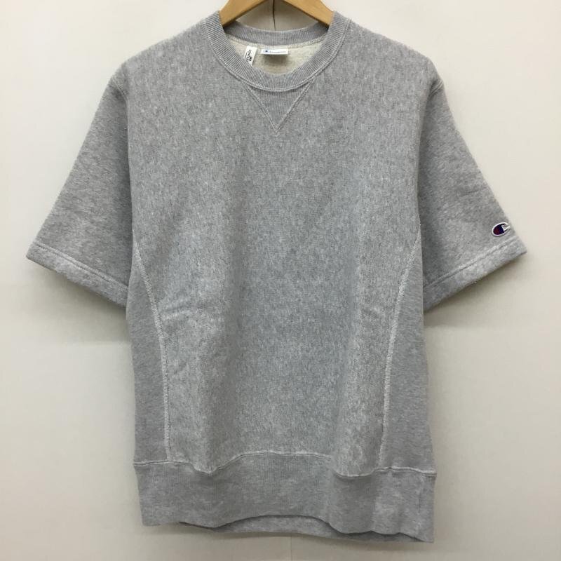 Champion M チャンピオン トレーナー 半袖 C8-F002 Sweat Sweatshirt 灰 / グレー / 10140934拍卖