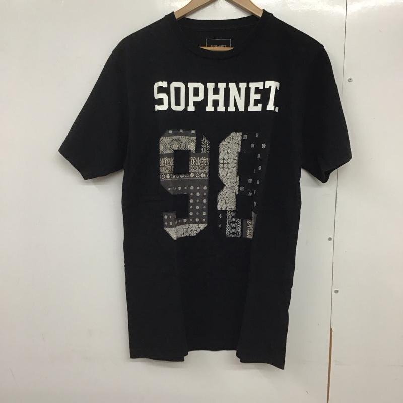 SOPHNET. L ソフネット Tシャツ 半袖 T Shirt 黒 / ブラック / 10141110拍卖