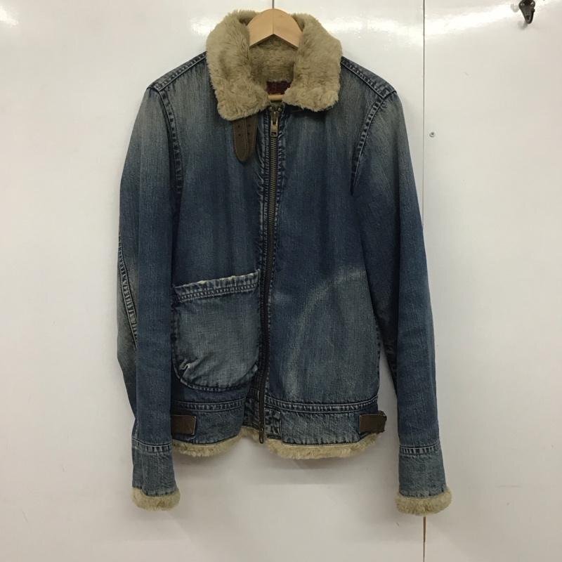 Johnbull M ジョンブル ジャケット、上着 ジャケット、ブレザー ジップアップジャケット アウター 古着 デニムジャケット 10141034拍卖