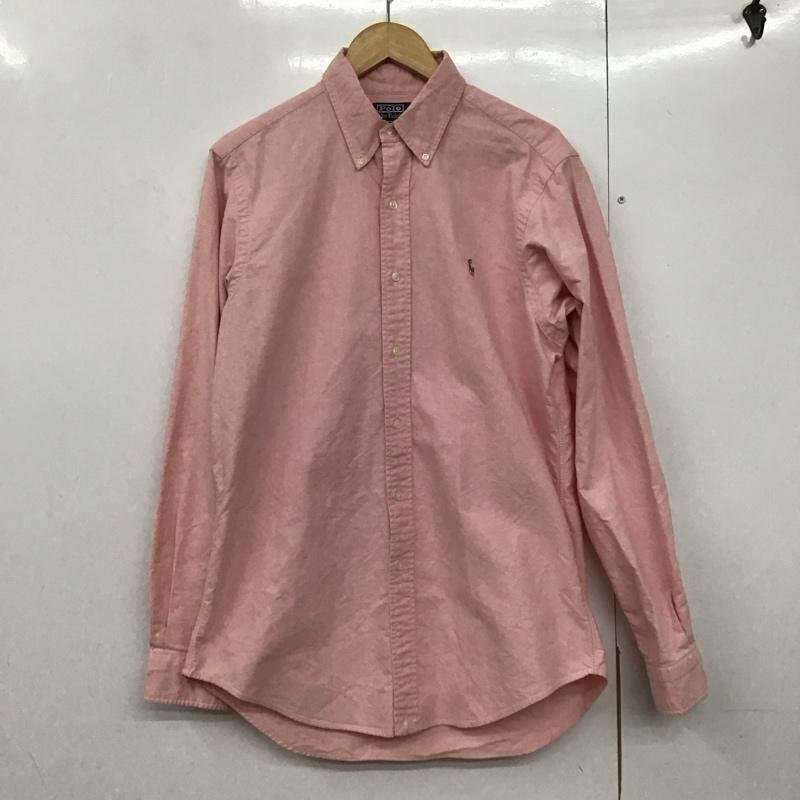 POLO RALPH LAUREN 40 ポロラルフローレン シャツ、ブラウス 長袖 長袖シャツ ロゴシャツ カラーシャツ ボタンダウンシャツ 10141027拍卖