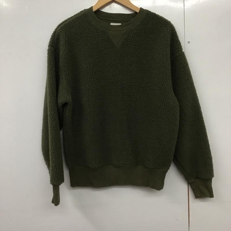 GAP XS ギャップ トレーナー 長袖 フリース Sweat Sweatshirt カーキ / カーキ / 10141132拍卖