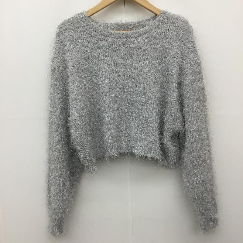 Bou Jeloud FREE ブージュルード ニット、セーター 長袖 Knit Sweater 灰 / グレー / 10140943拍卖