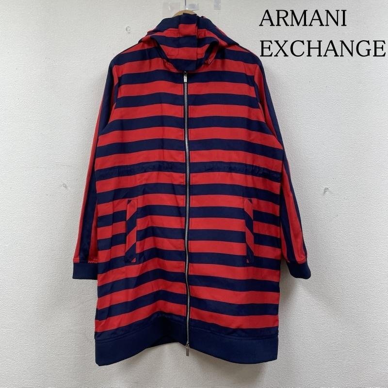 アルマーニエクスチェンジ JACKET WITH HOOD ジャケット フルジップアップ ダブルジップ ボーダー 3GYK51 YNKAZ L拍卖