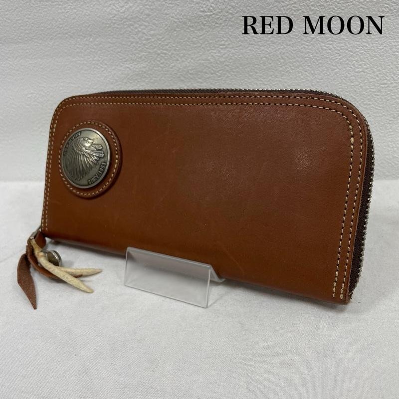 レッドムーン ラウンド ファスナー ロング ウォレット コンチョ レザー LP2000-RMA -拍卖