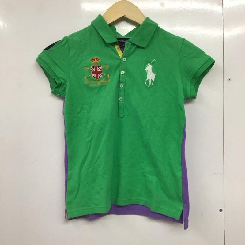 RALPHLAUREN L ラルフローレン ポロシャツ 半袖 半袖ポロシャツ カラーシャツ 半袖カットソー Polo Shirt 緑 / グリーン / 10141284拍卖