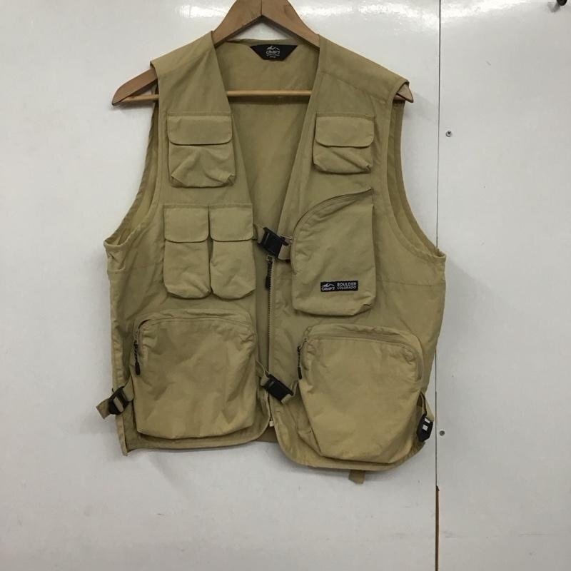 CAMP7 M キャンプセブン ベスト ベスト ジップアップベスト ノースリーブカットソー アウター Vest ベージュ / ベージュ / 10141358拍卖