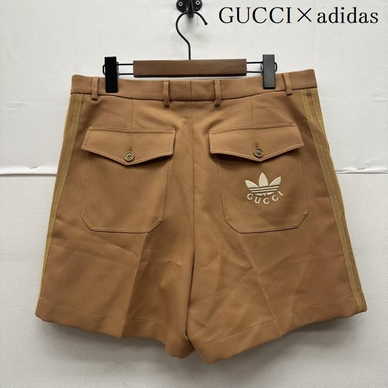 グッチ 22SS adidas Fluid Drill Shorts サイドライン ショート パンツ 691437 50拍卖