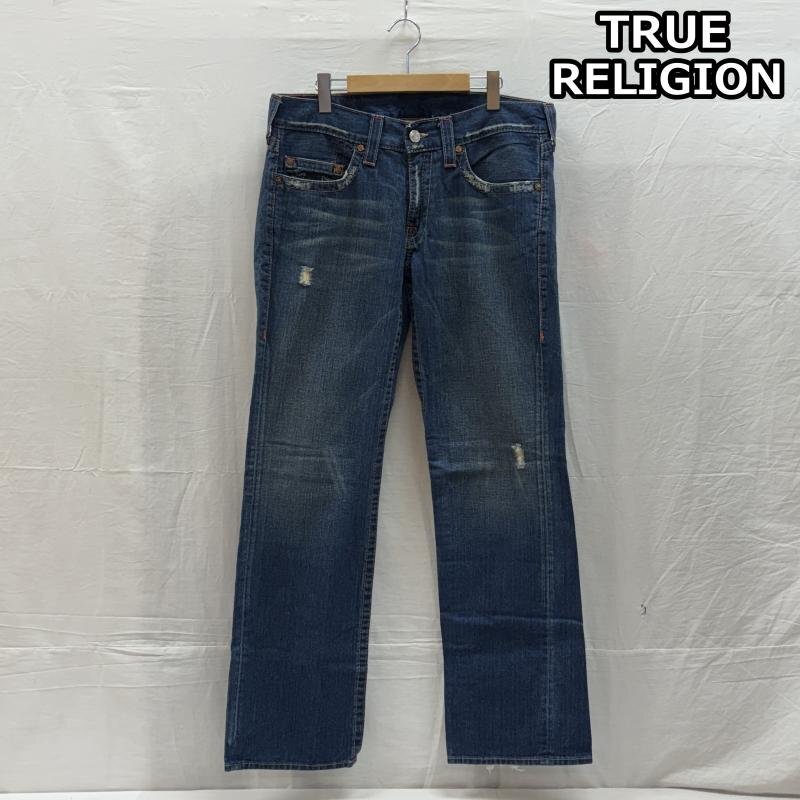 トゥルーレリジョン USA製 BOBBY ウエスタン ヴィンテージ加工 ジーンズ デニムパンツ ジップフライ 34インチ拍卖