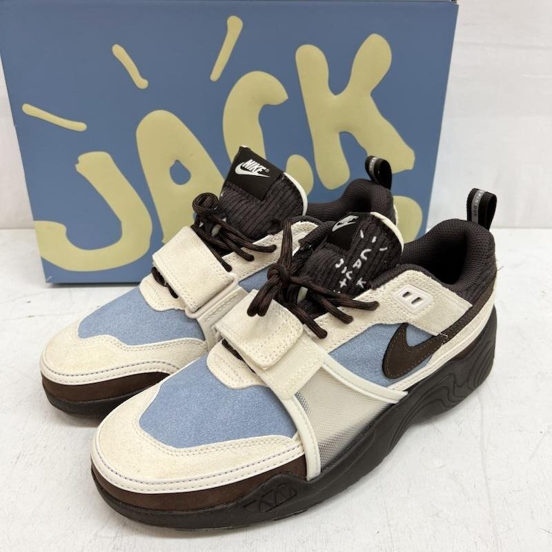 ナイキ TRAVIS SCOTT × ZOOM FIELD JAXX LECHE BLUE HQ3072-400 トラヴィス 26.0cm拍卖