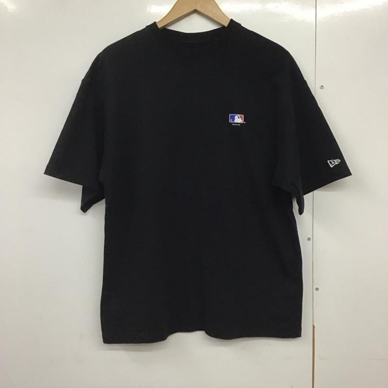 NEW ERA L ニューエラ Tシャツ 半袖 半袖カットソー プリントTシャツ クルーネックカットソー T Shirt 黒 / ブラック / 10141670拍卖