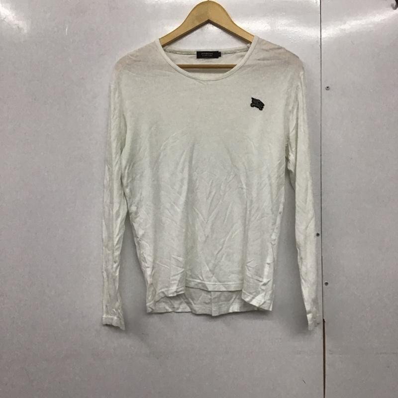 BURBERRY BLACK LABEL 2 バーバリーブラックレーベル カットソー 長袖 長袖カットソー プリントカットソー クルーネック 10141726拍卖