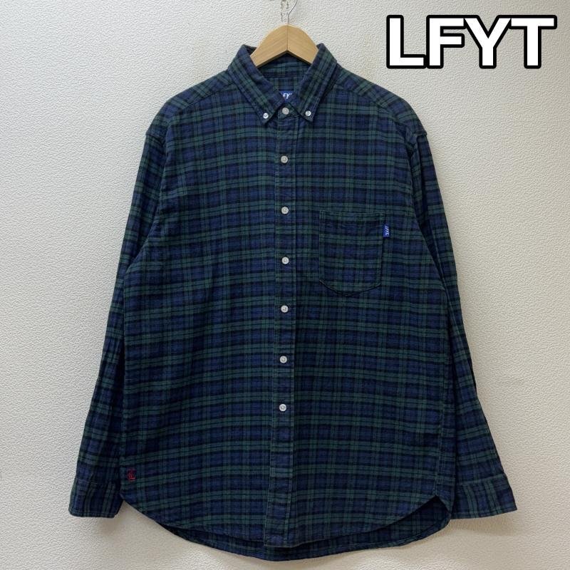 ラファイエット LFYT BIG SHIRT オーバーサイズ チェック柄 ボタンダウン シャツ LA210201 M拍卖