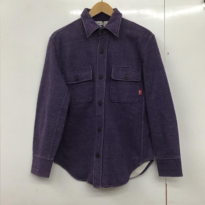 CHUMS S チャムス シャツ、ブラウス 長袖 長袖スウェットシャツ カジュアルシャツ フロントボタン Shirt Blouse 10141914拍卖