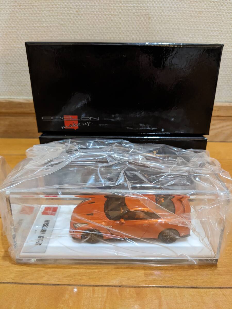 メイクアップ Make Up アイドロン EM380A 1/43 NISSAN GT-R 2017 アルティメイトシャイニーオレンジ EIDOLON 日産 R35 ミニカー拍卖