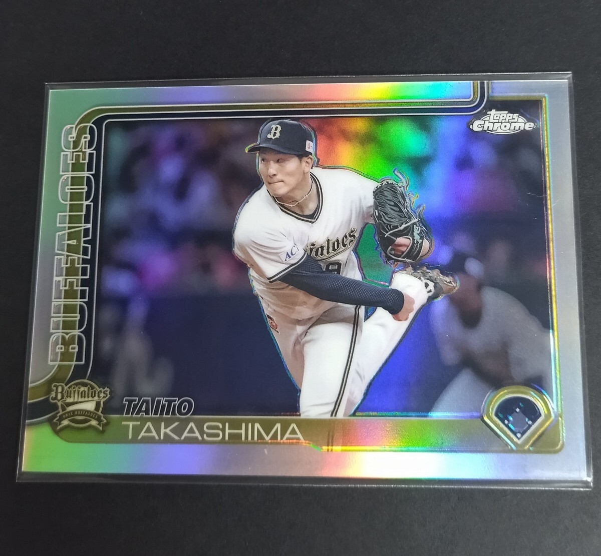 2025年topps chrome NPB 髙島泰都(オリックス) リフラクター! No,114。Refractor 拍卖