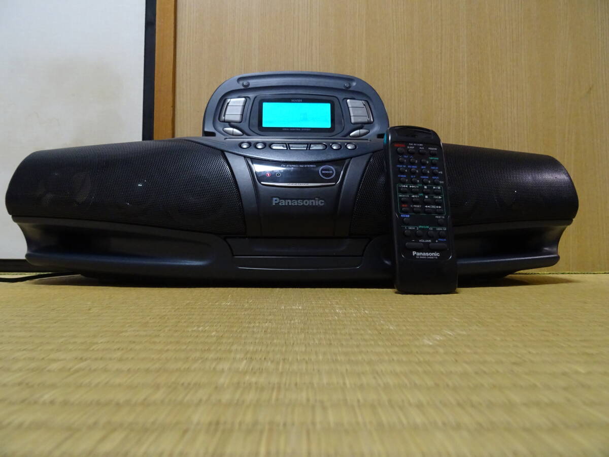 【送料込】Panasonic パナソニック RX-DT95 CDラジカセ(※代用リモコン付)拍卖