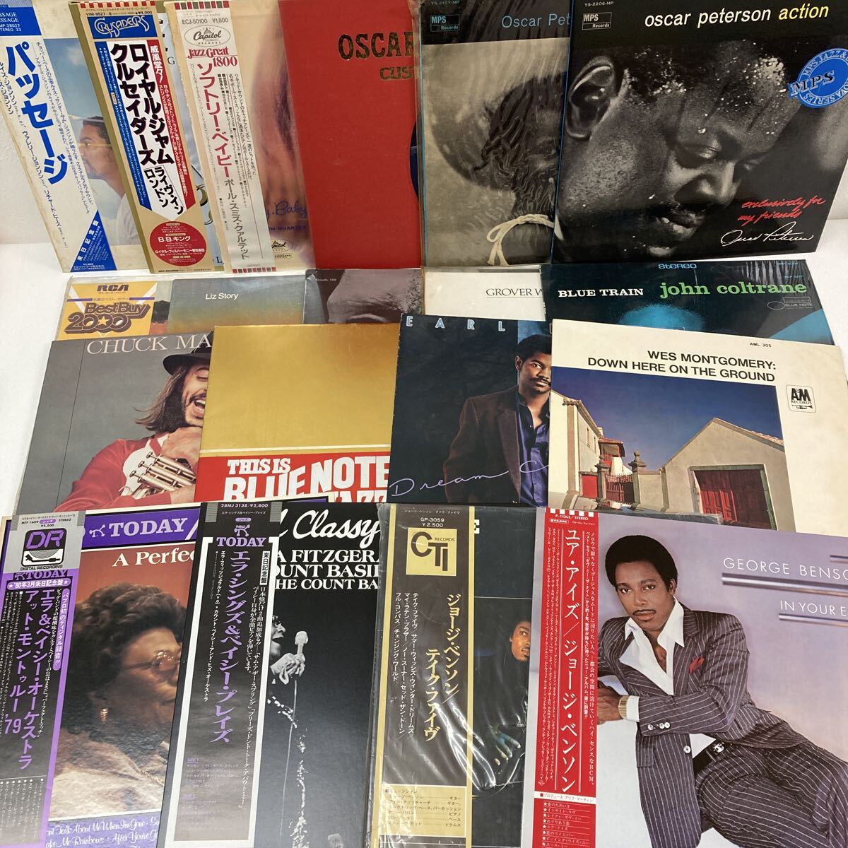 I1121K5 まとめ★ジャズ LP レコード 19巻セット ブルーノート ジョージベンソン オスカーピーターソン カウントベイシー アールクルー 他拍卖