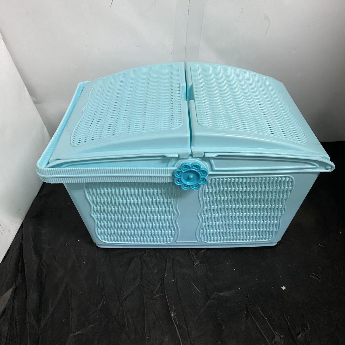 長期保管品 錦化成 バスケット PI-3308 ピクニック 昭和レトロ アンティーク拍卖