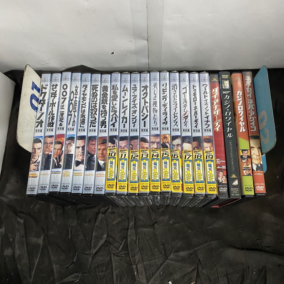 未開封有り DVD 007シリーズ 1~21作+2本 欠品有 21本セット拍卖