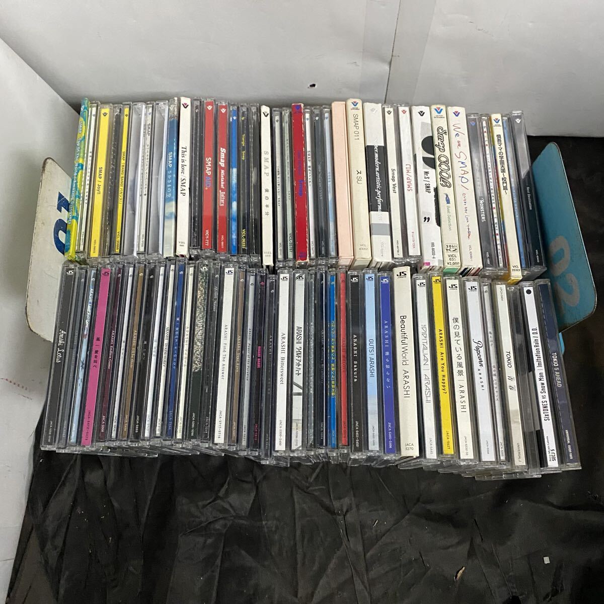 CD SMAP 嵐 他ジャニーズ アルバム15枚 シングル49枚 計64枚セット拍卖