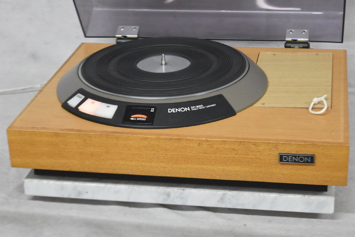 【G】DENON DP-3000/DK-100F レコードプレーヤー/キャビネット デノン 3075076拍卖