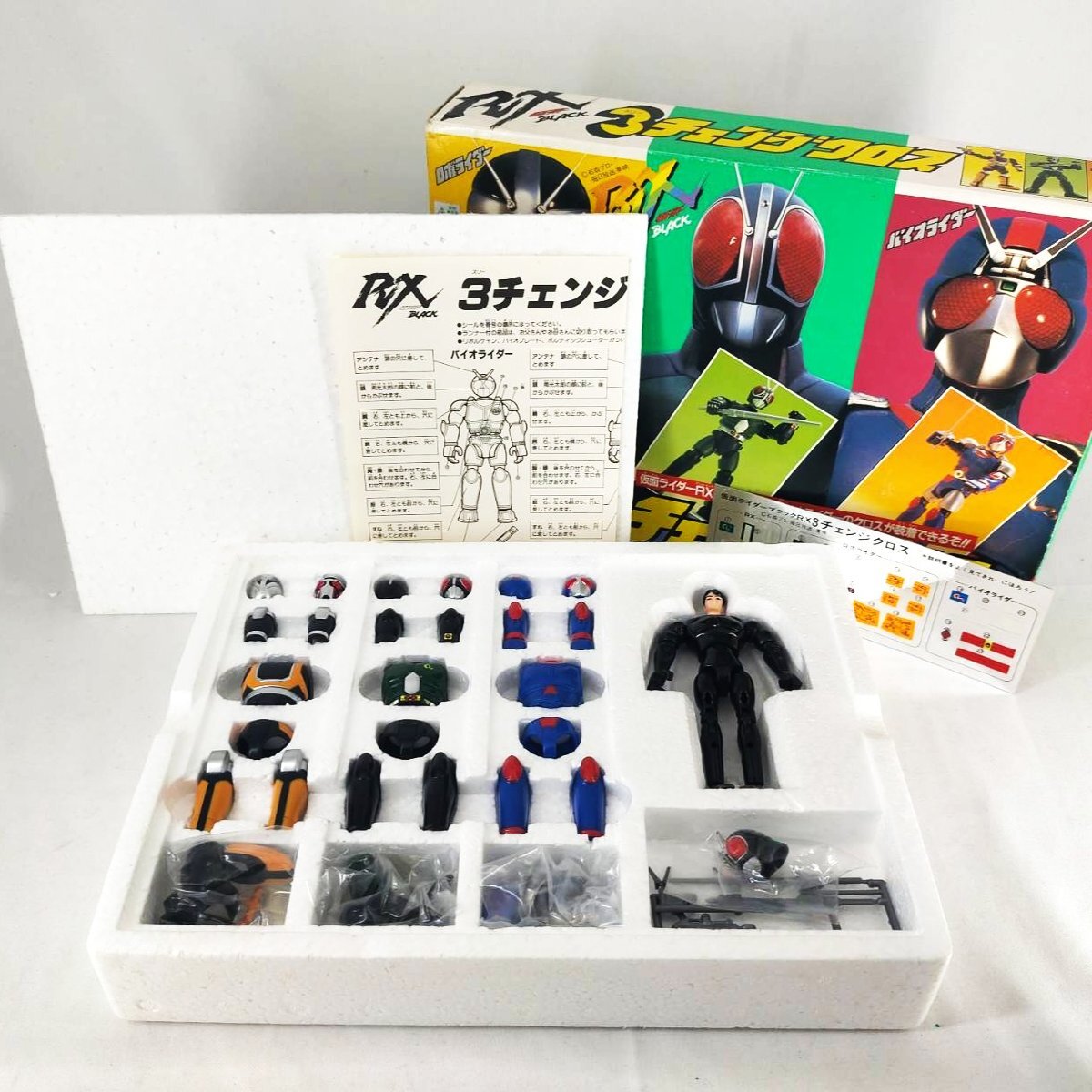 バンダイ 仮面ライダーBLACK RX 3チェンジクロス ※当時品 フィギュア 超合金 現状品 A54拍卖