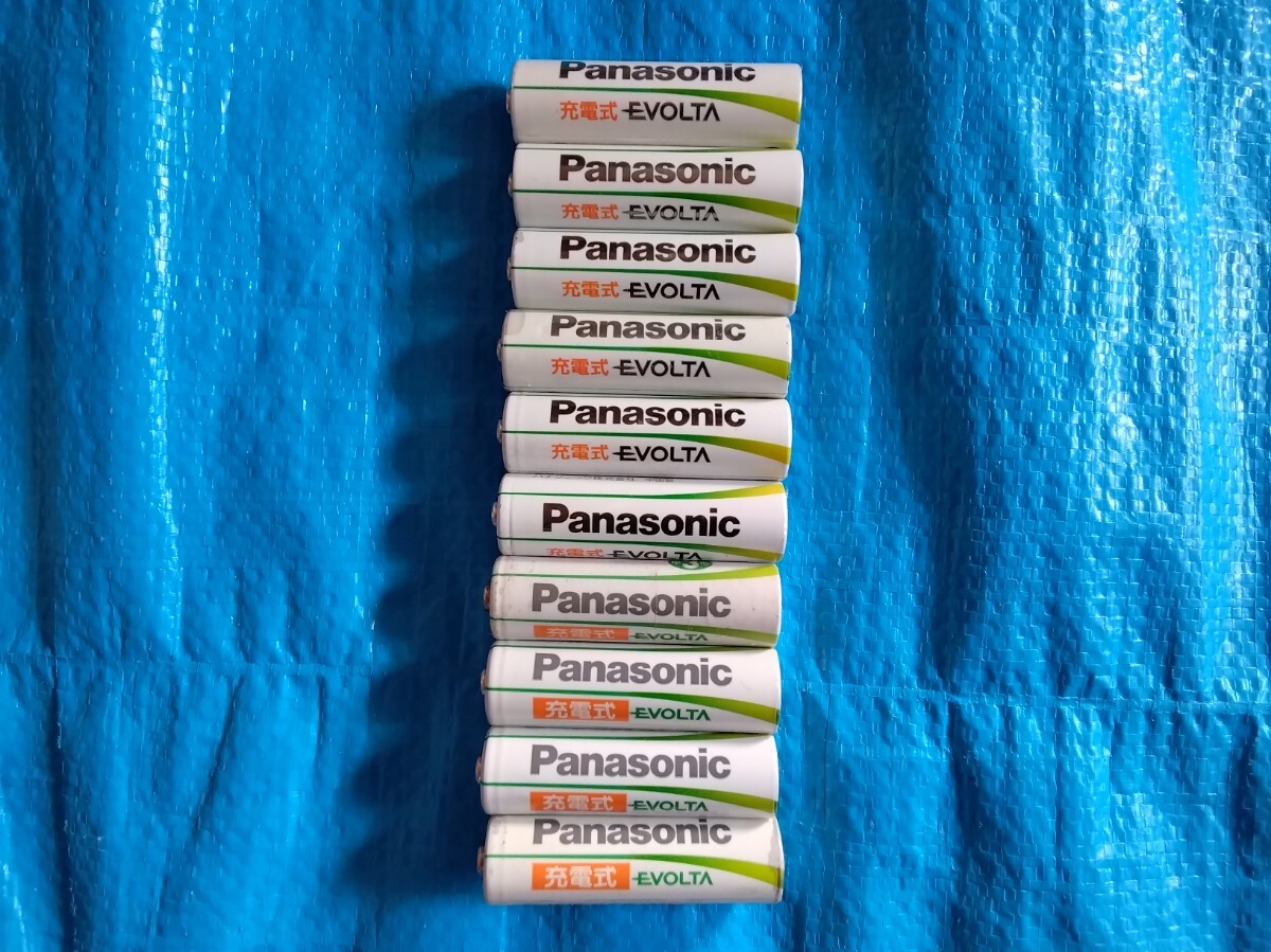 EVOLTA 充電池 パナソニック 単3形 中古電池 10本セット拍卖