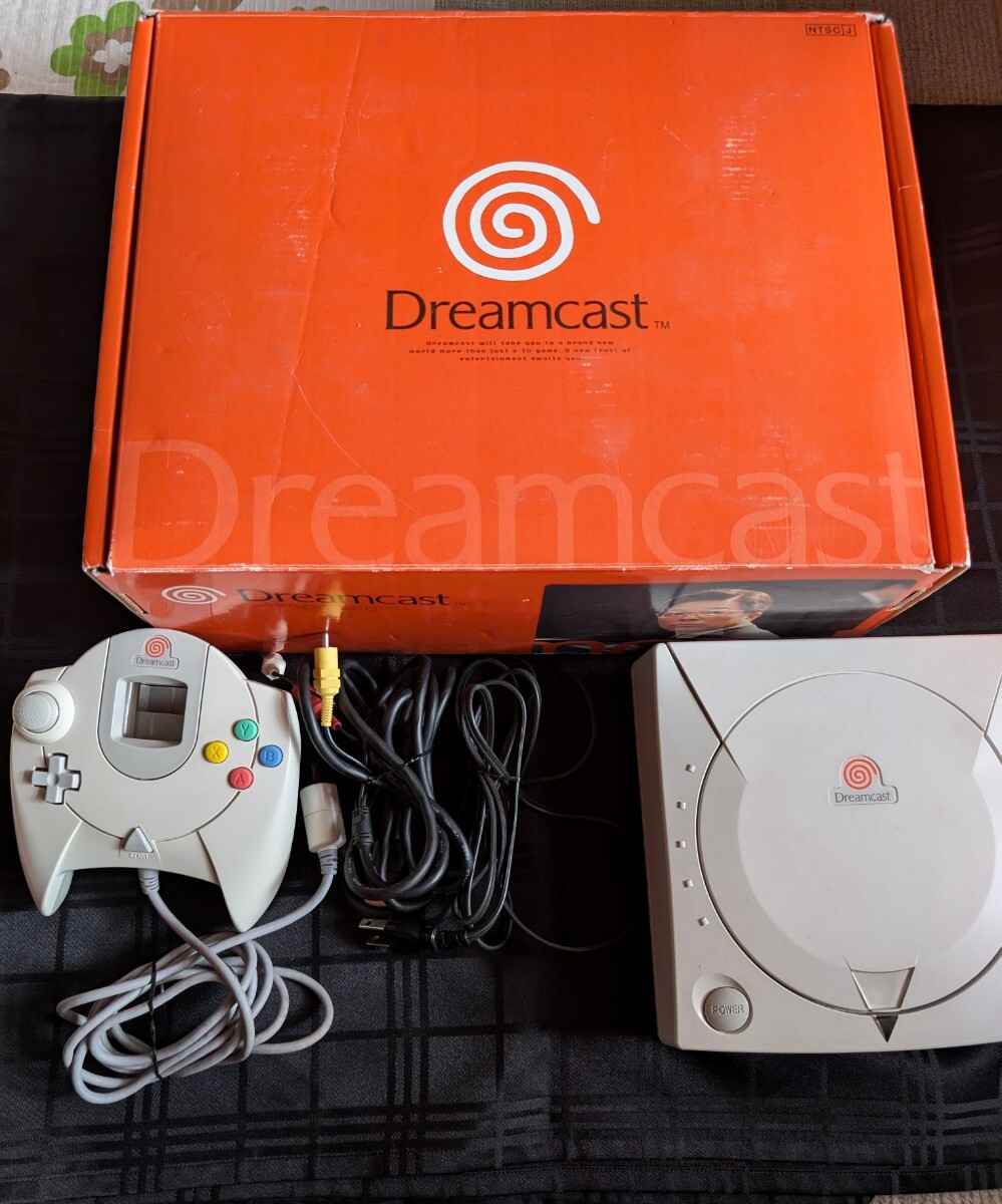 現状品 ゲーム機本体 セガ ドリームキャスト HKT-3000 コントローラー Dreamcast DC 箱付 SEGA ドリキャス 湯川専務拍卖
