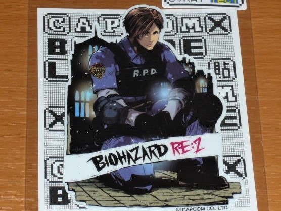 ◆バイオハザード ステッカー◆レオン リアル◆B-SIDE LABEL◆カプコン◆拍卖