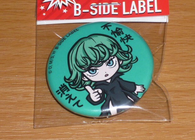 ◆ワンパンマン 缶バッジ◆戦慄のタツマキ 不愉快 消えて◆B-SIDE LABEL◆拍卖