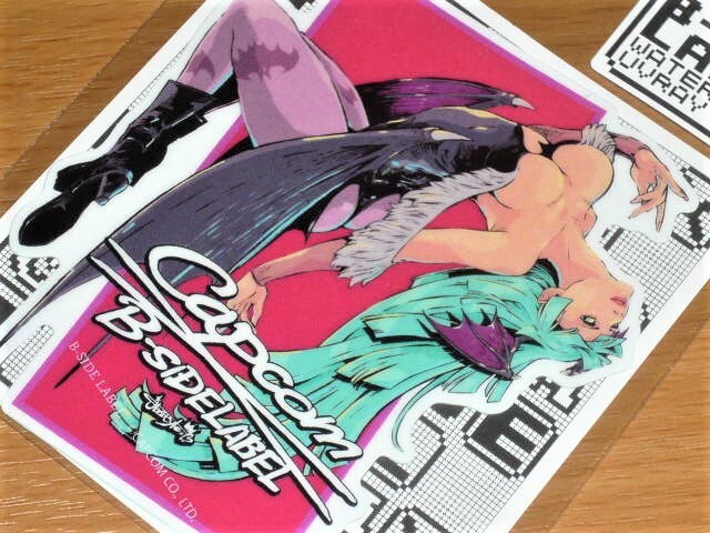 ◆ヴァンパイアセイヴァー ステッカー◆モリガン◆B-SIDE LABEL◆拍卖