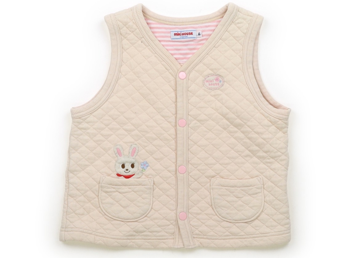 ミキハウス miki HOUSE ベスト 90サイズ 女の子 子供服 ベビー服 キッズ拍卖