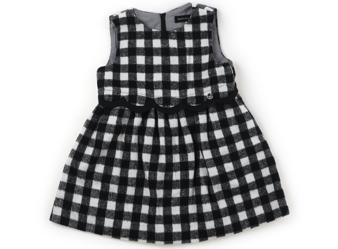 ベベ プチ ポワ ヴェール BeBe Petits Pois Vert ジャンパースカート 95サイズ 女の子 子供服 ベビー服 キッズ拍卖