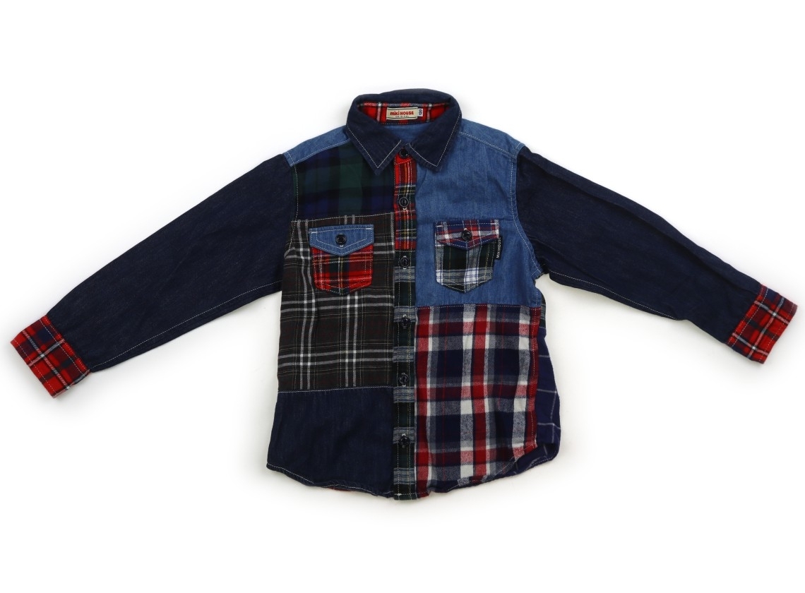 ミキハウス miki HOUSE シャツ・ブラウス 120サイズ 男の子 子供服 ベビー服 キッズ拍卖