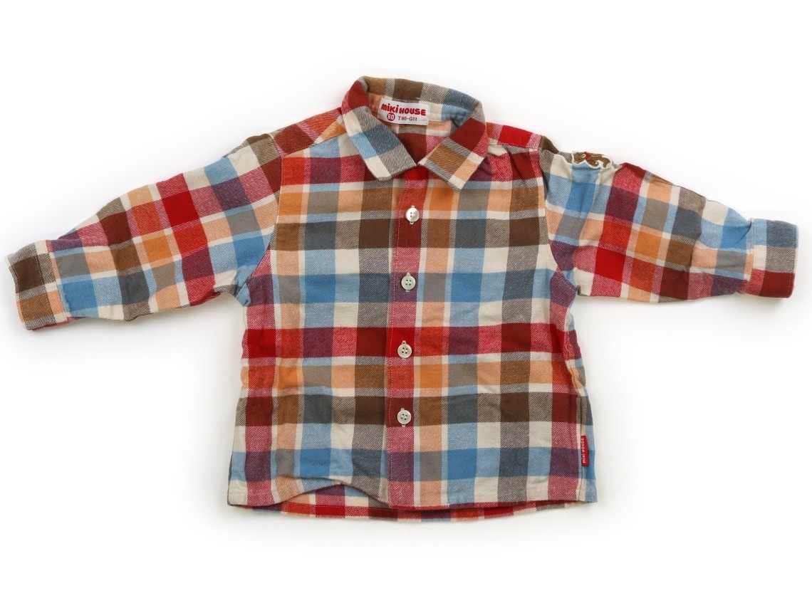 ミキハウス miki HOUSE シャツ・ブラウス 80サイズ 男の子 子供服 ベビー服 キッズ拍卖