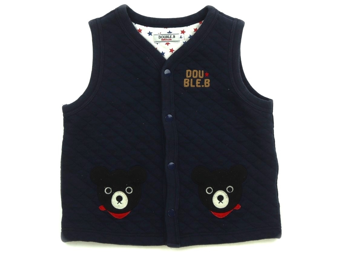 ダブルB Double B ベスト 90サイズ 男の子 子供服 ベビー服 キッズ拍卖
