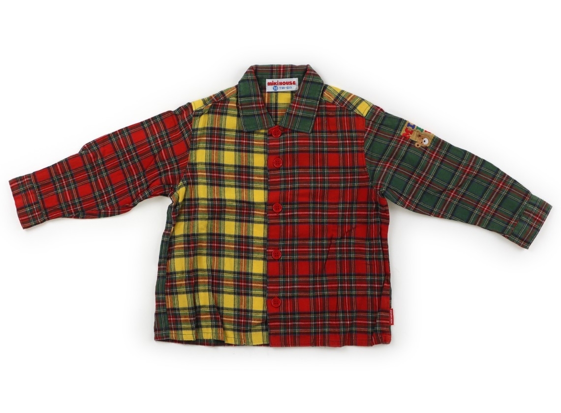 ミキハウス miki HOUSE シャツ・ブラウス 90サイズ 男の子 子供服 ベビー服 キッズ拍卖