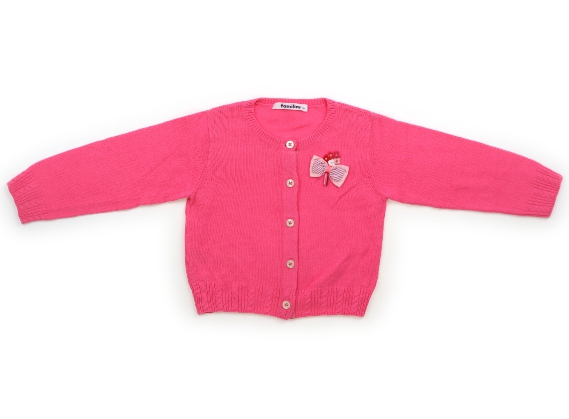 ファミリア familiar カーディガン 90サイズ 女の子 子供服 ベビー服 キッズ拍卖