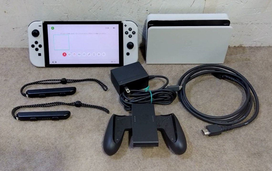 1円 任天堂/Nintendo Switch スイッチ 有機ELモデル HEG-S-KAAAA ホワイト ニンテンドースイッチ HEG-001拍卖