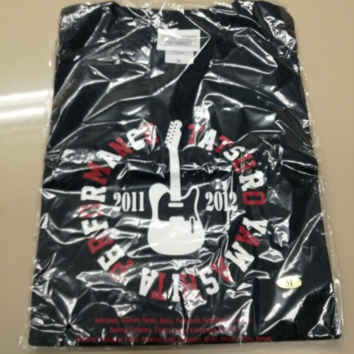 E11 バンドTシャツ 【未開封品】山下達郎 TATSURO YAMASHITA performance 2011-2012 ダークネイビー拍卖