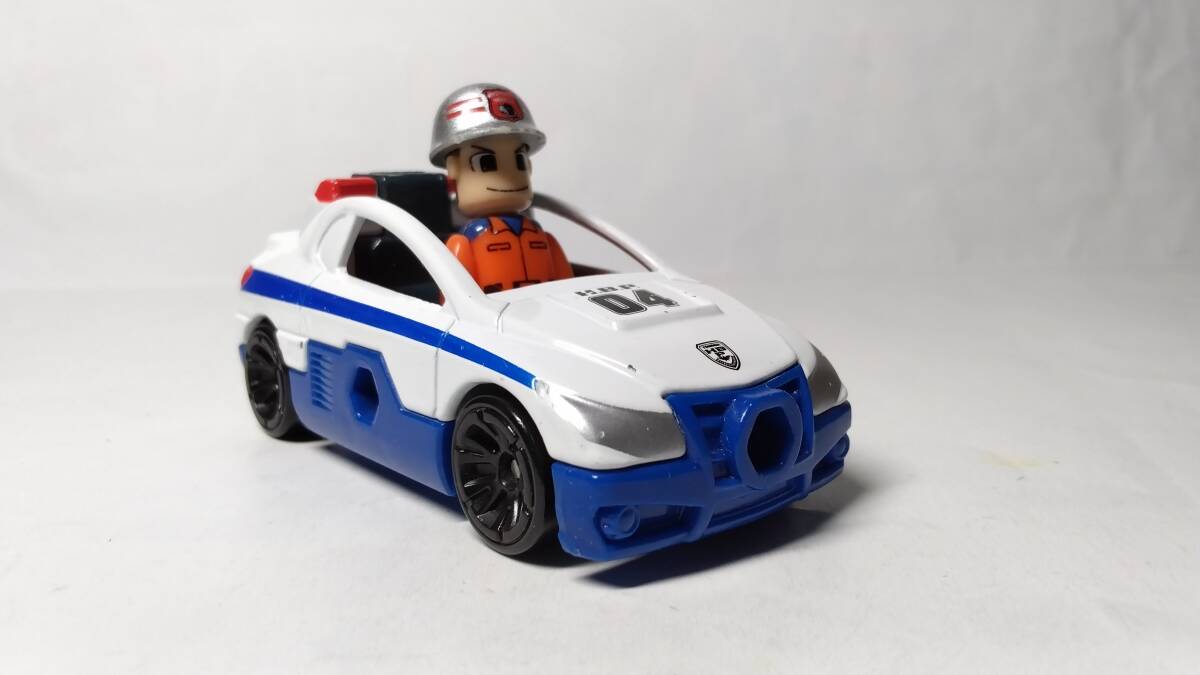 【トミカ】 ハイパー ブルーポリス ブルーマンモス プラキッズ ハイパーレスキュー ショウ隊員 付属 TOMICA HBP BLUE MAMMOTH ,.拍卖