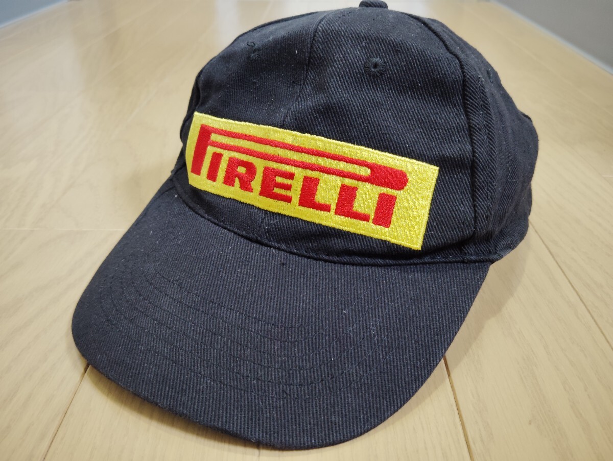 非売品 PIRELLIピレリ【レーススタッフ用キャップ】◆フリーサイズ/約56〜58cm(後頭部調整式マジックテープ仕様)/ブラック拍卖