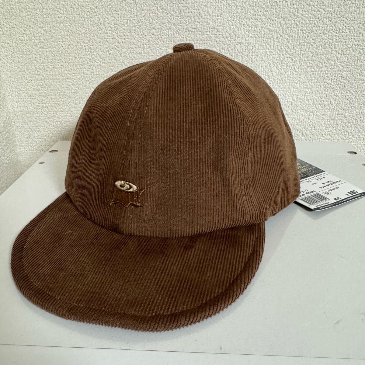★新品 ワークマン/フレイムテック撥水コーデュロイキャンプキャップ フリー(55cm-60cm)透湿 15741 ブラウン拍卖