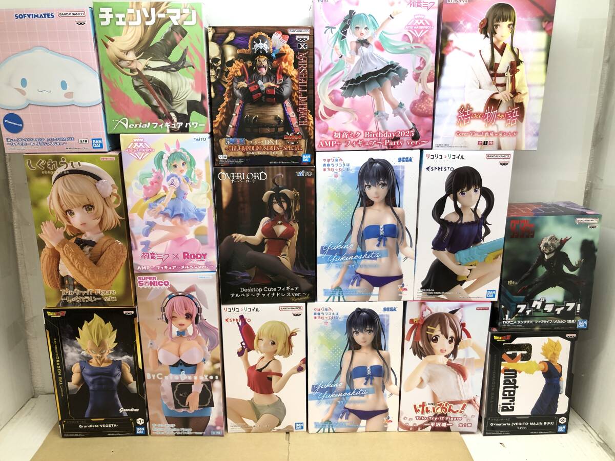 065K3062★未開封! フィギュア まとめ売り 初音ミク ワンピース チェンソーマン ドラゴンボール すーぱーそに子 オーバーロード アルベド拍卖
