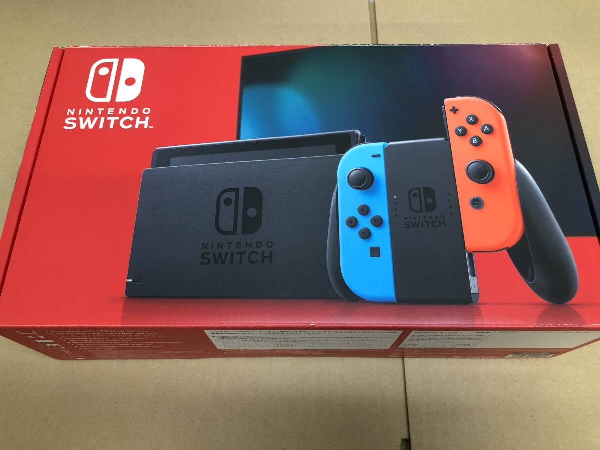 062K3070★Nintendo Switch バッテリー強化版 ネオンレッド ネオンブルー 本体 ハード ニンテンドースイッチ 動作確認済み 初期化済み拍卖