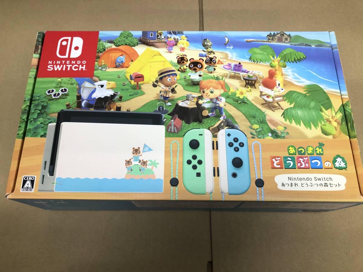 062K3071★Nintendo Switch あつまれ どうぶつの森セット 本体 ハード ニンテンドースイッチ 動作確認済み 初期化済み拍卖
